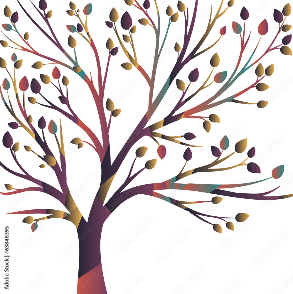 Obraz premium Abstract tree