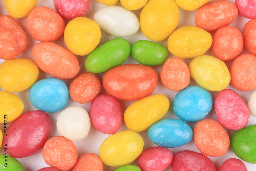 Chocolate balls in colorful glaze. Chocolate balls in colorful glaze.