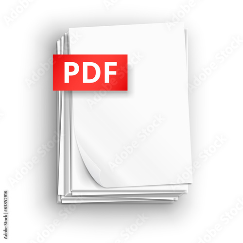 PDF paper sheet  icons