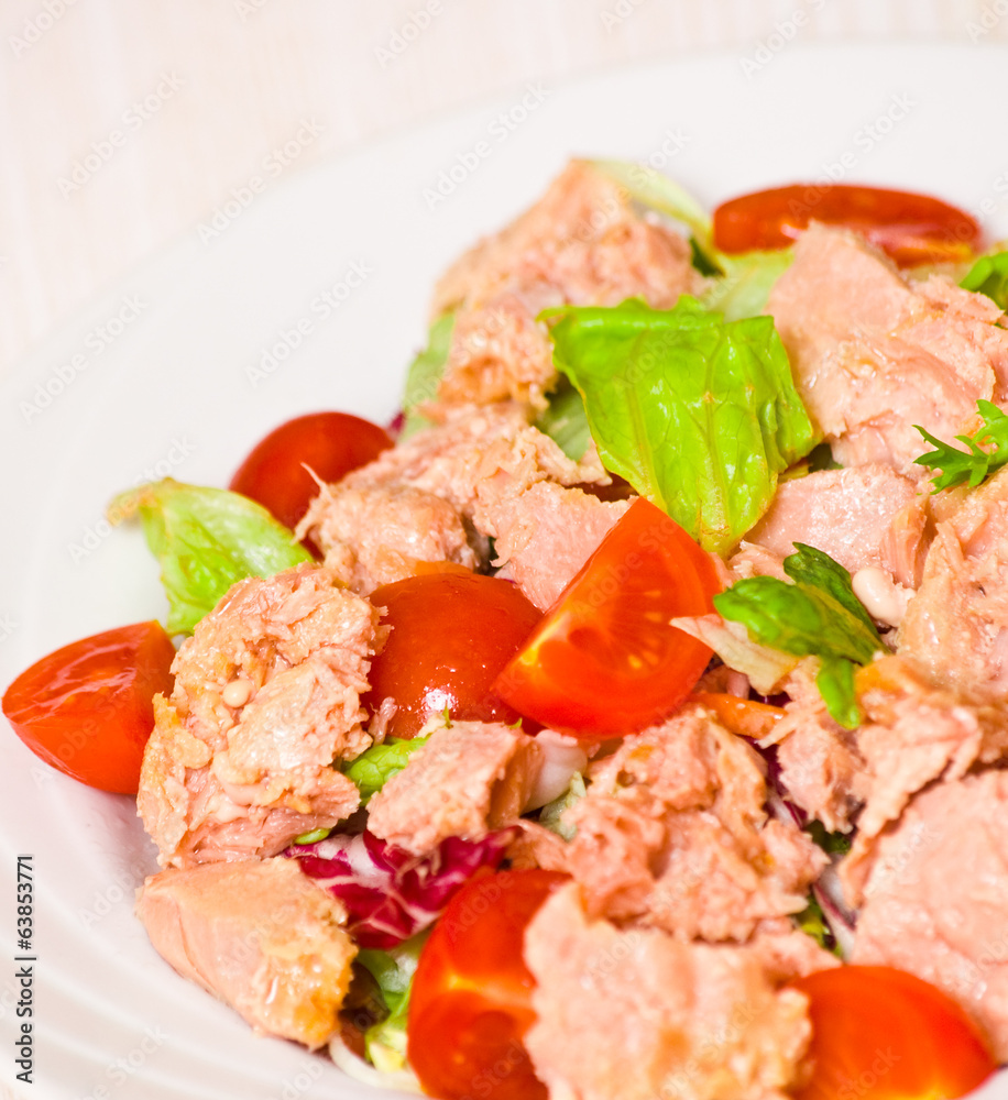 Tuna salad with different vegetables Tuna salad with different vegetables