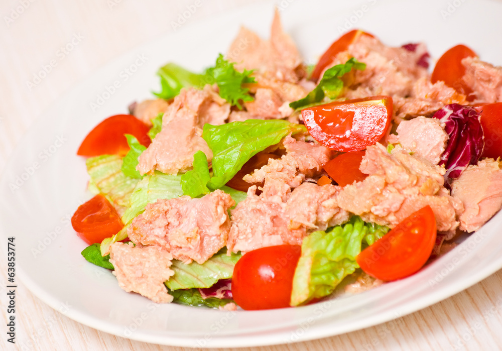 Tuna salad with different vegetables Tuna salad with different vegetables