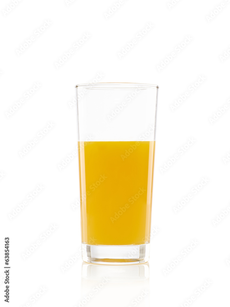Glas Orangensaft Glas Orangensaft