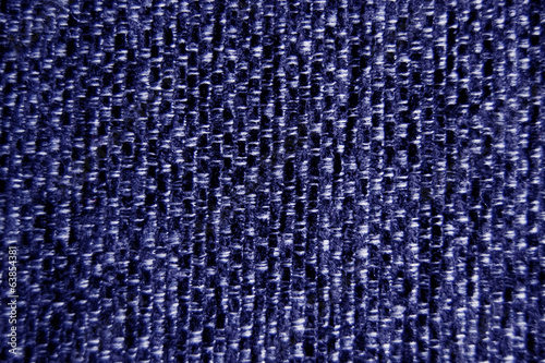 Blue fabric material wallpaper background close-up