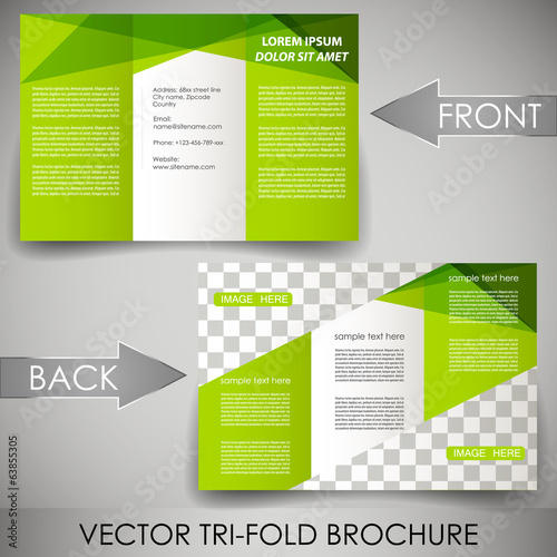 Business flyer template, corporate brochure or cover design