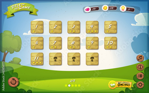 Game User Interface Design For Tablet