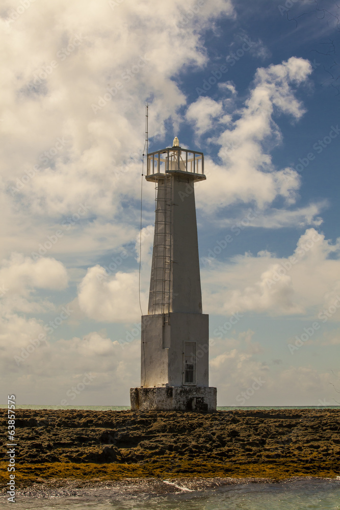 Faro di Baia da Traiçao, Paraiba,Brasile