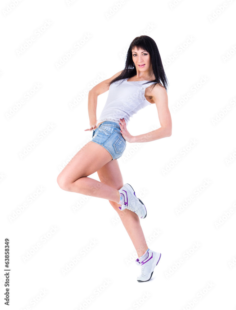 beautiful sporty woman doing exercise beautiful sporty woman doing exercise
