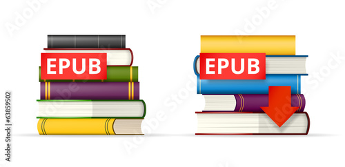 EPUB books stacks  icons