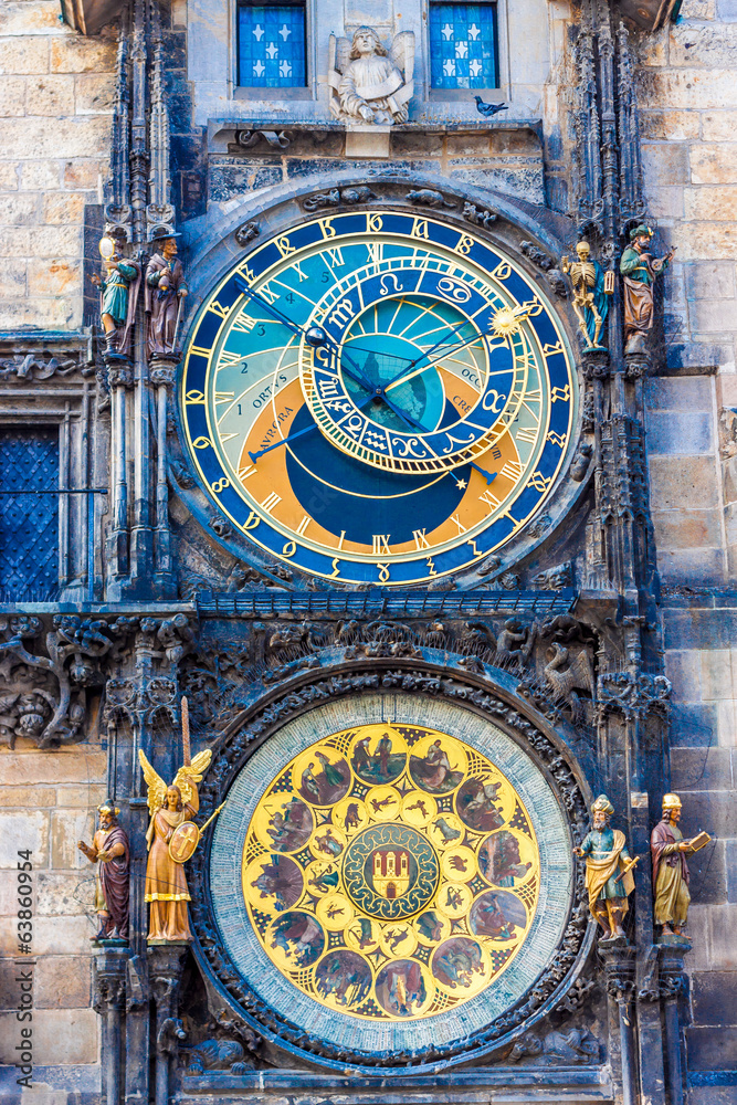 Obraz premium Astronomical Clock. Prague. Czech Republic