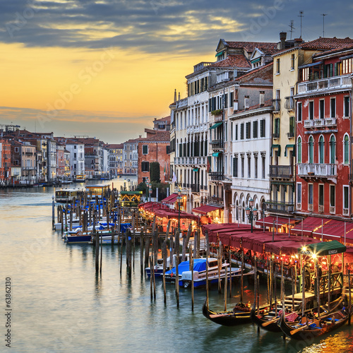 Famous view of Grand Canal