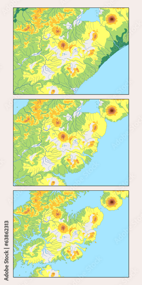 Global Warming Effects Map Global Warming Effects Map