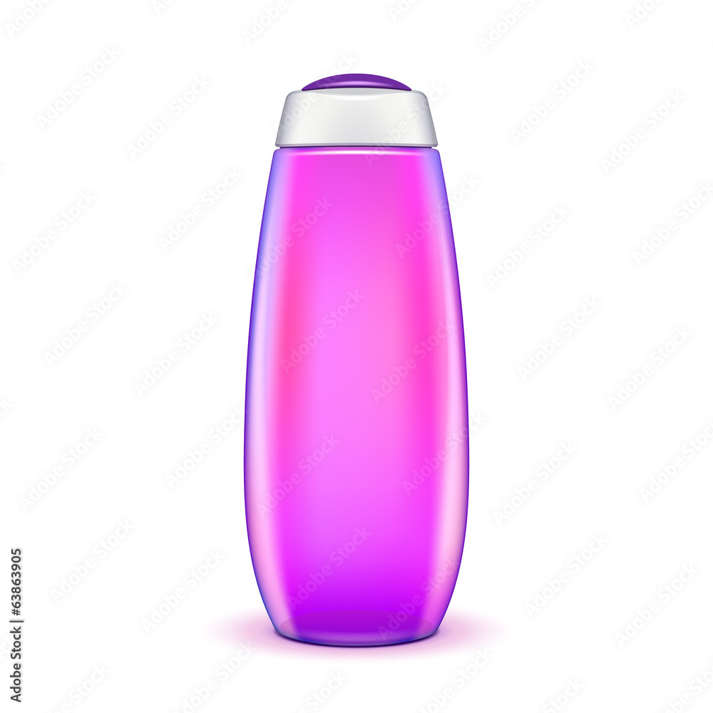 Oil Shower Gel Bottle Of Shampoo Pink Violet Purple Oil Shower Gel Bottle Of Shampoo Pink Violet Purple