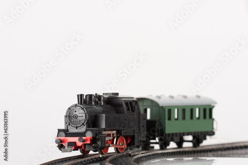 toy black steam locomotive