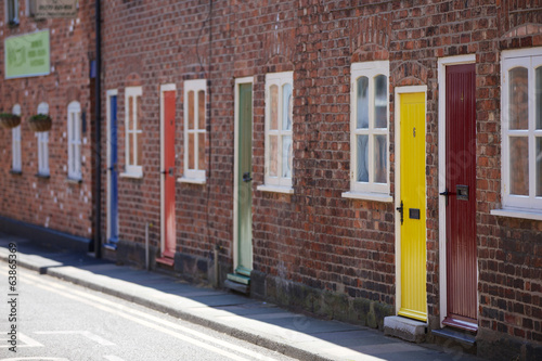 Coloured doors down Love Lane