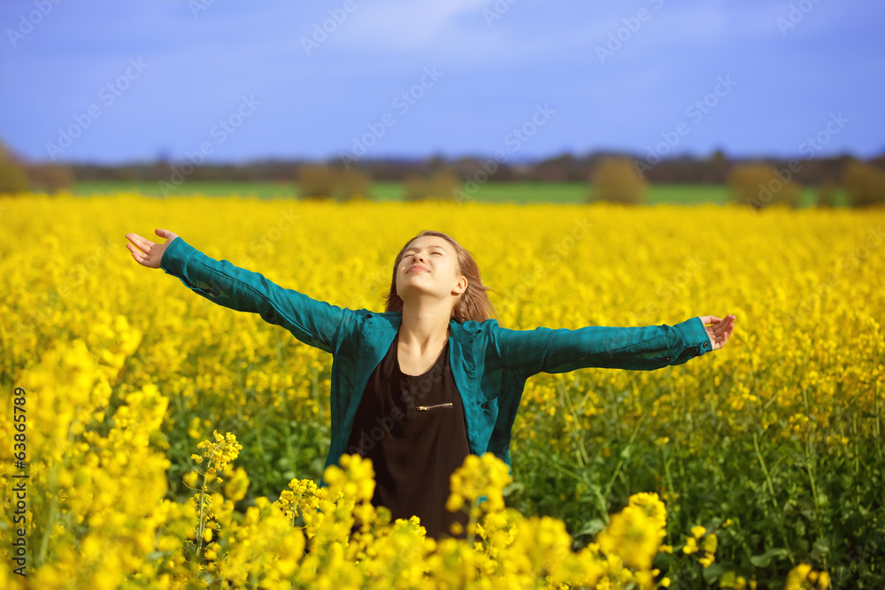 girl in a rape field