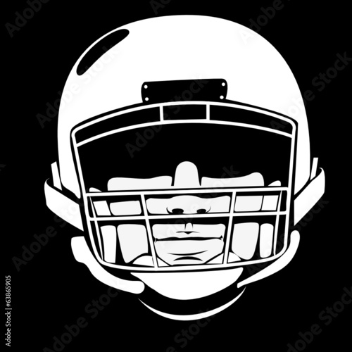 Illustration of helmet