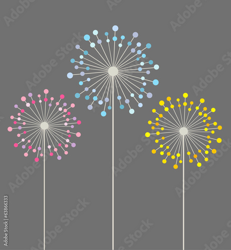 Abstract flowers