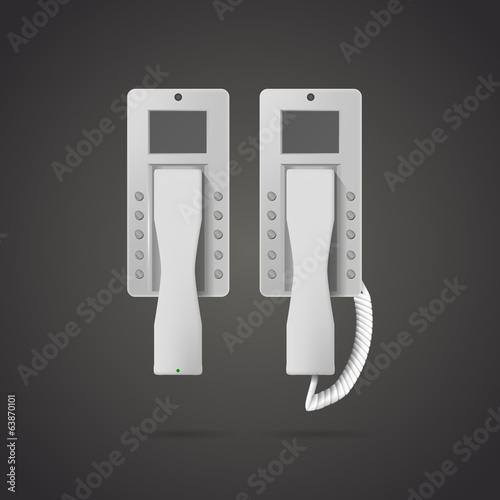 Illustration of landline phone