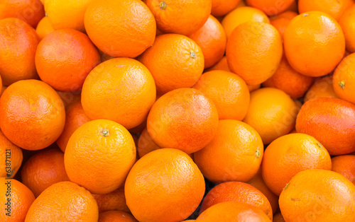 Heap of sweet oranges