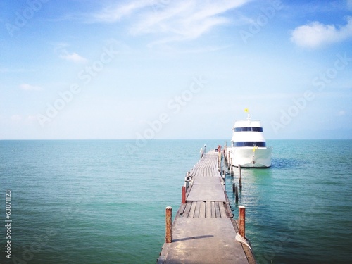 Photography boat in Thailand