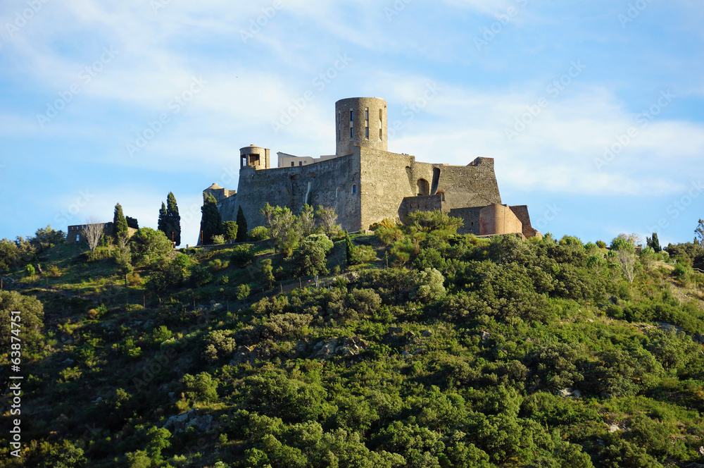 Fort Saint Elme in Roussillon France