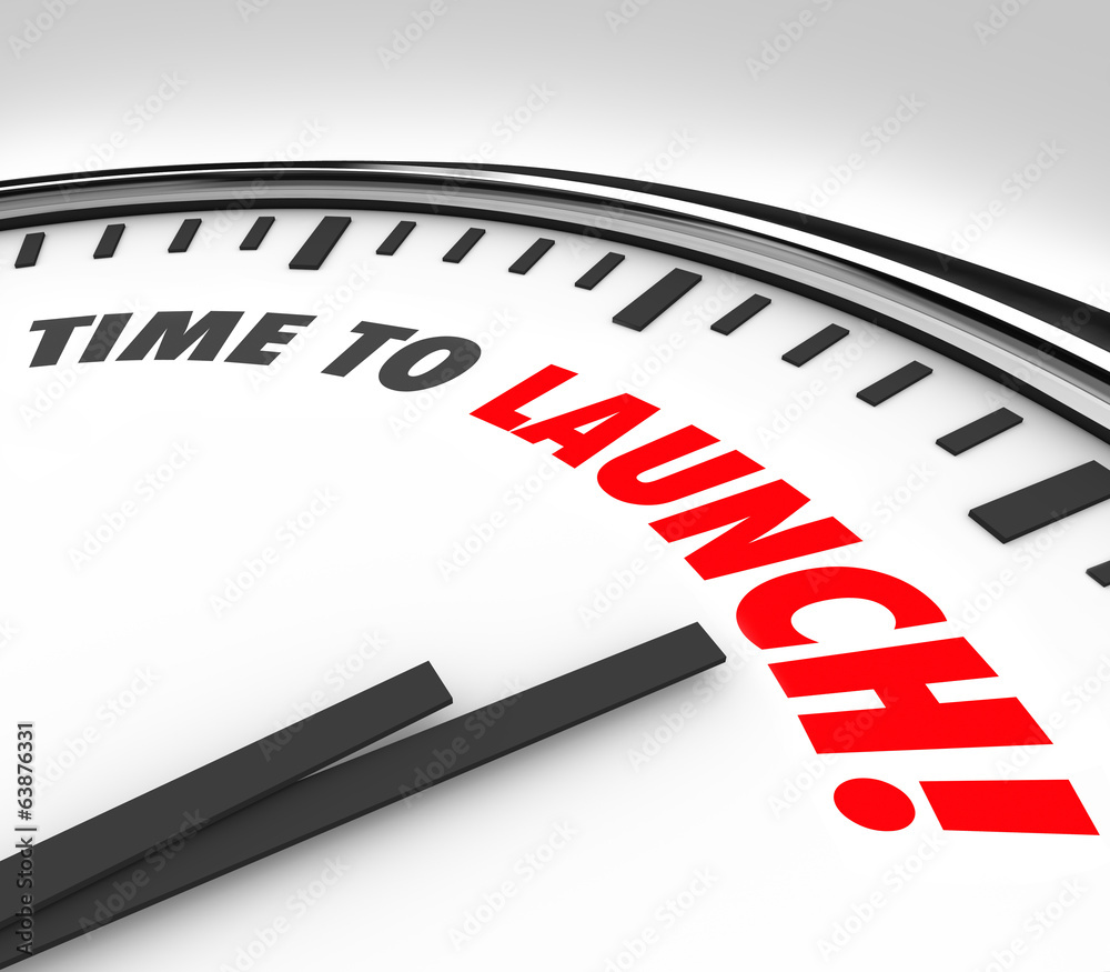 Time to Launch Clock Deadline Countdown New Business Product Com Time to Launch Clock Deadline Countdown New Business Product Com