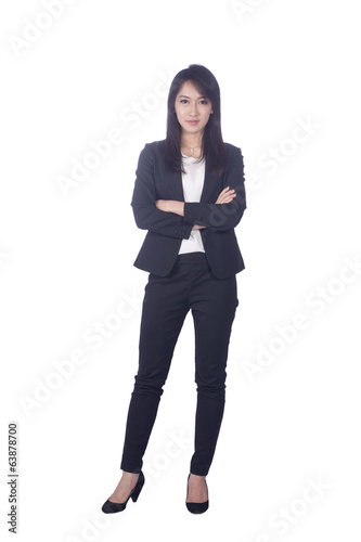 business woman give you excellent gesture,
