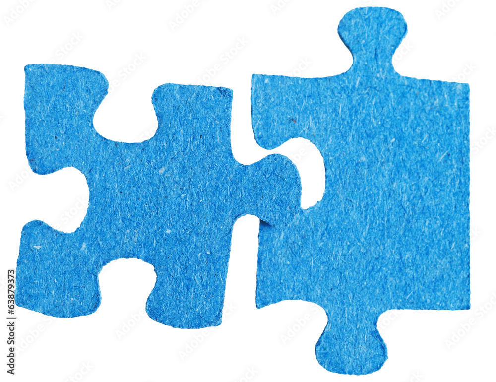 connecting of two sepatated jigsaw puzzle pieces connecting of two sepatated jigsaw puzzle pieces
