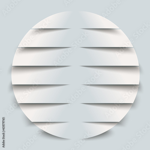 Cutting Paper Circle Banners
