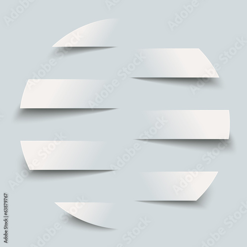 Cutting Paper HalfCircle Banners