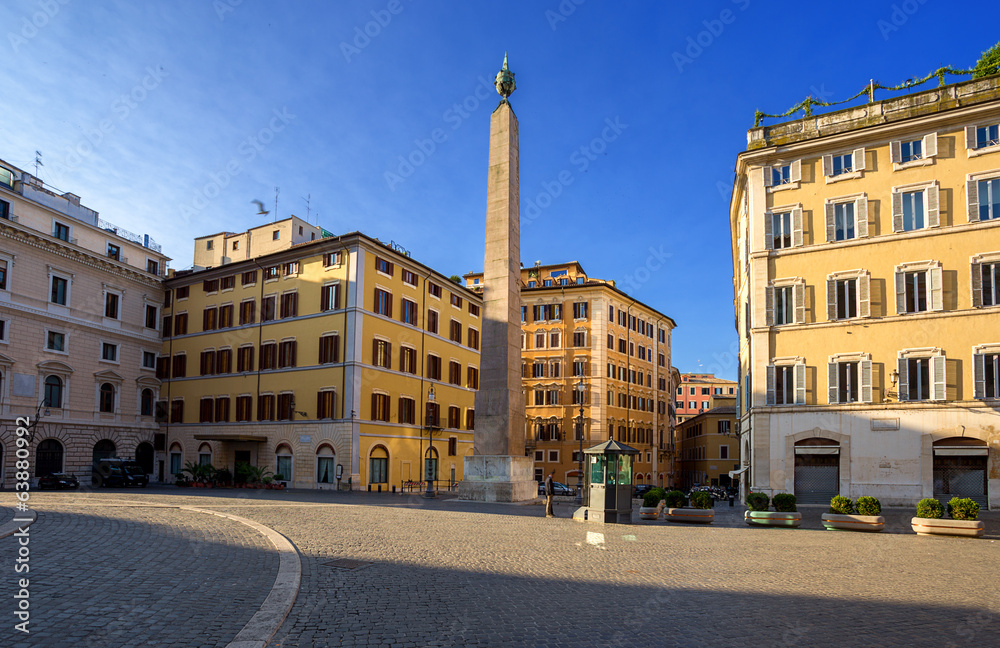 Fototapeta premium piazza de monte citorio. Rome. Italy.