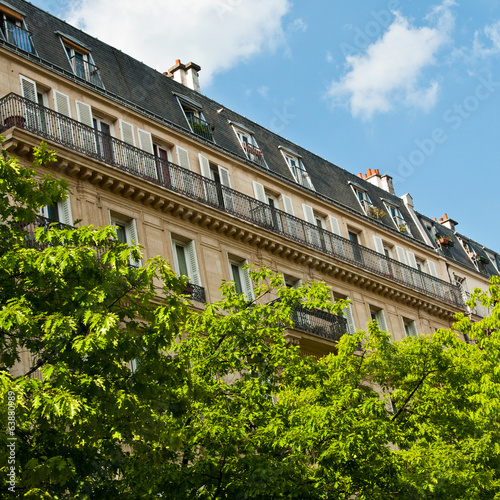 immeuble parisien photo