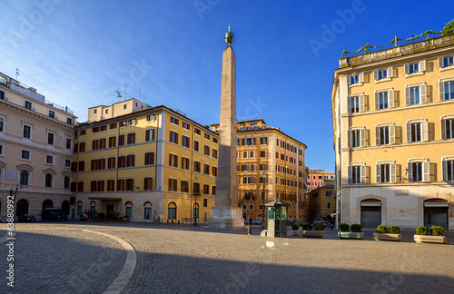 Photography piazza de monte citorio. Rome. Italy.