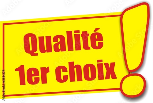 étiquette qualité 1er choix