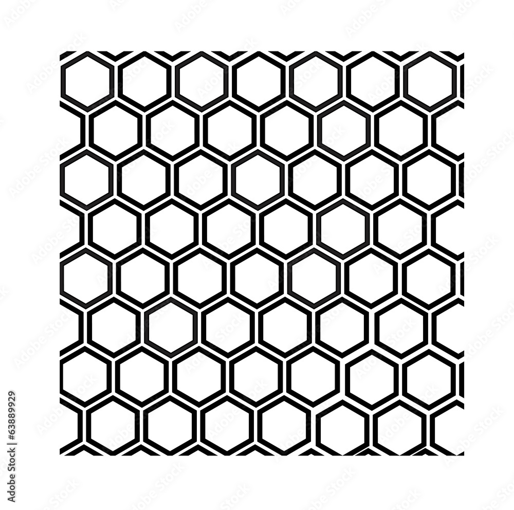 black and white geometric pattern with honeycombs black and white geometric pattern with honeycombs