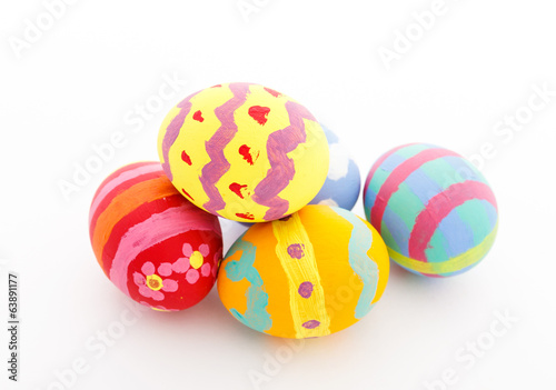 Colourful easter egg