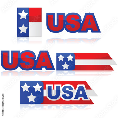 USA badges