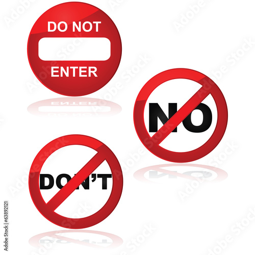 No signs