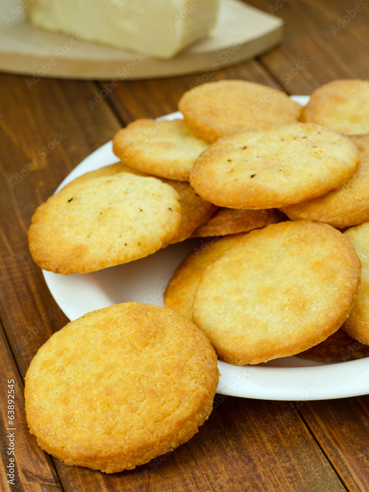 Shortbread cookies with parmesan Shortbread cookies with parmesan
