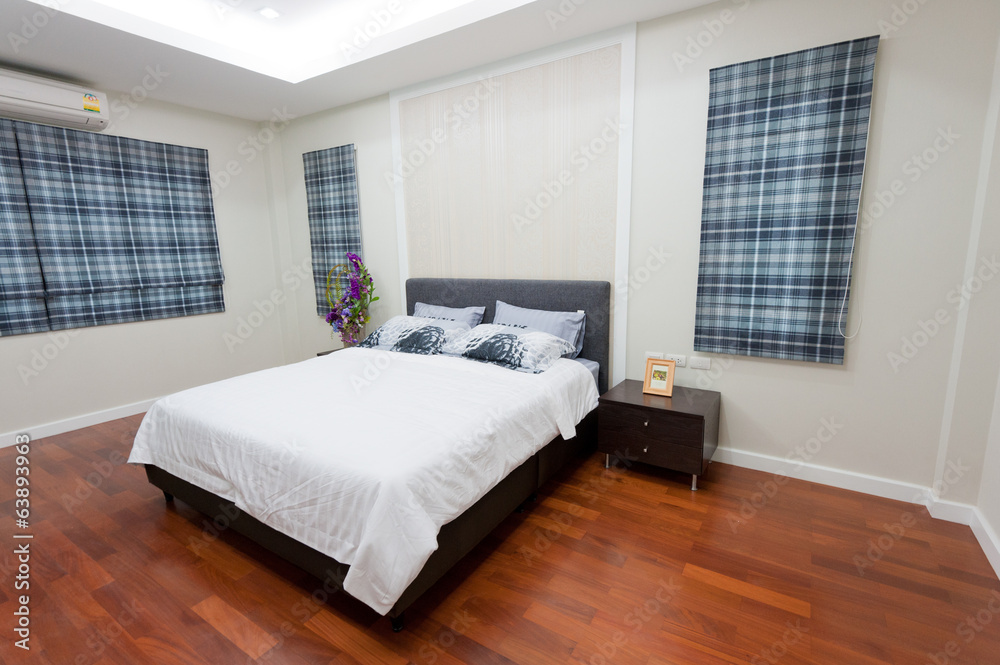 Obraz premium Modern bedroom interior