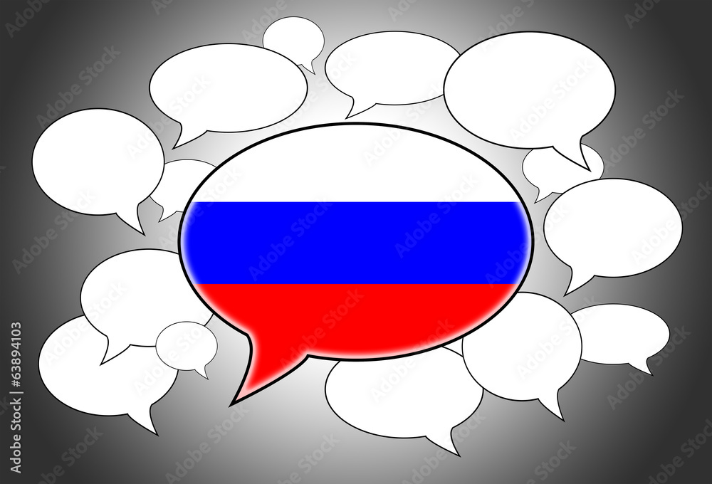Communication concept - Speech cloud Communication concept - Speech cloud