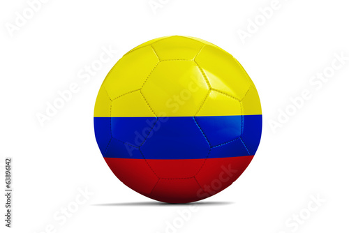 Soccer balls with teams flags  Brazil 2014. Group C  Colombia