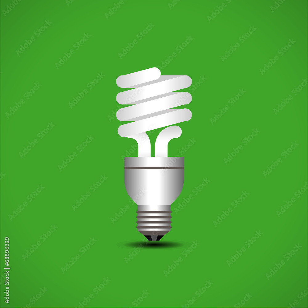 Light bulb vector icon