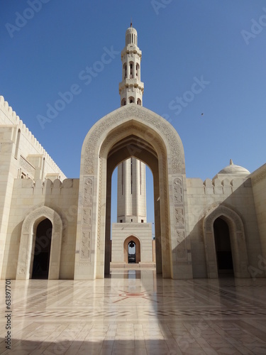 Sultan Qaboos Qabus Grand Mosque Mosqu  e Muscat Mascate Oman