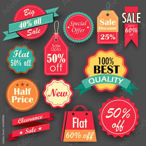 Sale and Discount tags