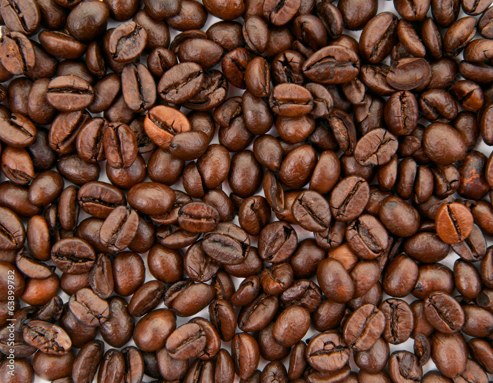 Obraz premium Coffee beans background