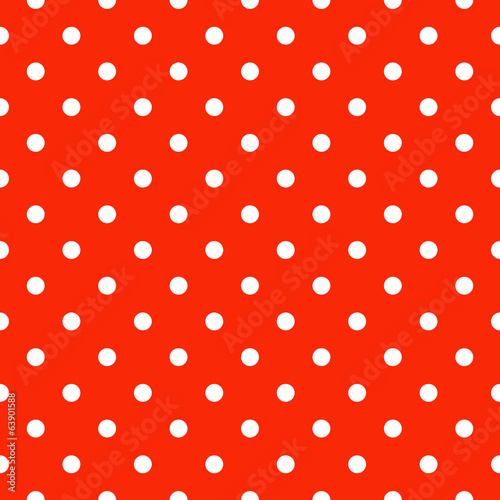 Seamless polka dot pattern