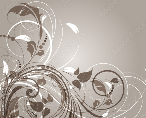 Abstract floral background