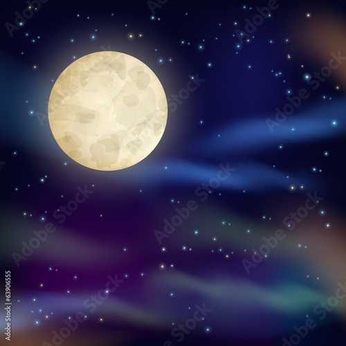 Night sky background