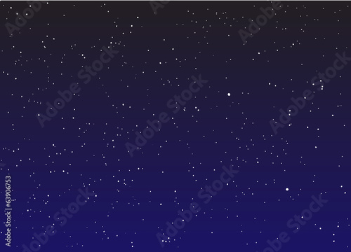 Stars in the night sky vector